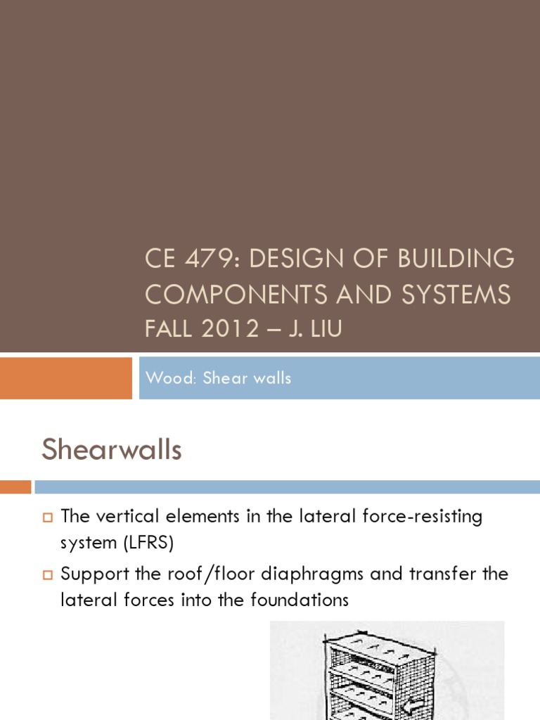 Shear Wall Design PDF Wall Truss