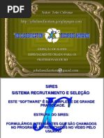 SIRES - Sistema Recrutamento e Seleção