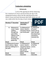 Production Scheduling