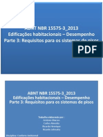 Abnt NBR 15575-3 - 2013