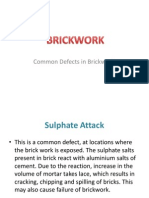 Common Defects in Brickwork