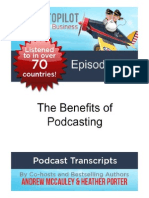 The Benefits of Podcasting