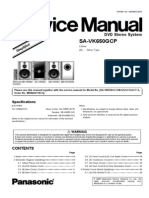 SA-VK650GCP: DVD Stereo System