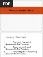  Non-Parametric Tests