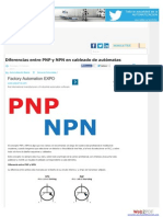 NPN PNP Cableado Automatas