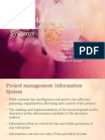 Project Management Information and Control Systems Final Ppt