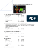 Estimasi Perhitungan Usaha Jasa Rental Komputer