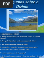 Tudo sobre Dízimo