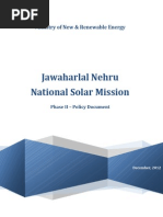 JNNSM GJawaharlal Nehru
National Solar Mission 
Phase II – Policy Document UIDLINES