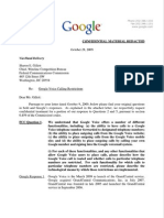 10-28-09 Google Voice Letter To FCC