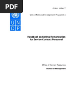 Service Contract Handbook on Setting Remuneration