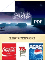 Management of Pepsi Coca Cola