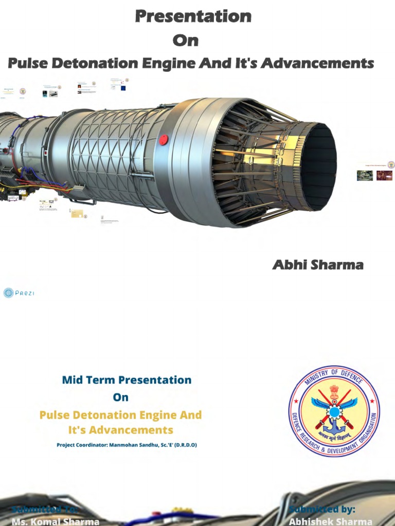 (Presentation) Pulse Detonation System And Its Advancements