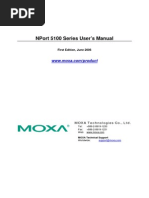 NPort 5100 Series Users Manual v1