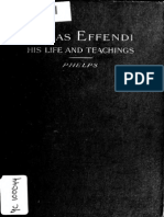 Life and Teachings of Abbas Effendi by Myron H. Phelps (1912)