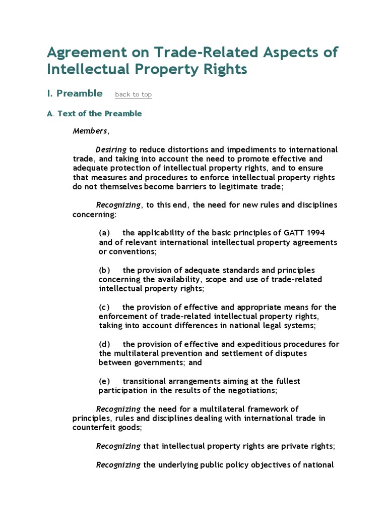 trips agreement on copyright