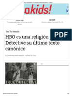 HBO es una religión y True Detective su último texto canónico - Yorokobu