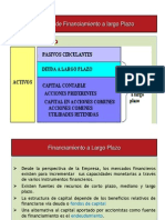 Financieramiento de Largo y Corto Plazo