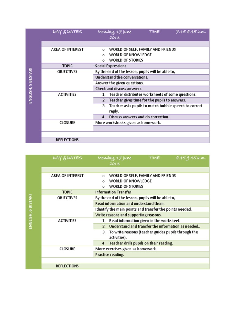 English Lessons for Young Learners | PDF