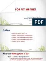 PET Writing PDF