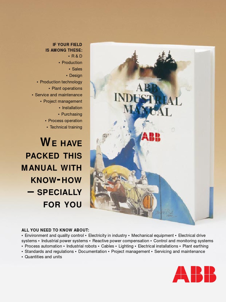 Abb Industrial Manual Automation Electric Power System Free 30