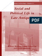 Social and Political Life in Late Antiquity