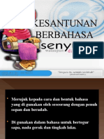 Kesantunan Berbahasa Dalam Komunikasi