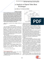 eArt-Performance Analysis of Spiral Tube Heat Exchanger