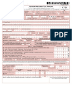 Philippines New Annual Income Tax Return Form 01 IAF JUNE 2013