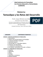 Material 1 de Tamaulipas y Retos Del Desarrollo. Ene-Abr 13