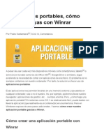 Aplicaciones Portables, Cómo Crear Las Tuyas Con Winrar - AnexoM - Blog Oficial de Jazztel PDF