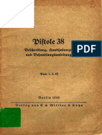 "H.Dv.254" Pistole 38