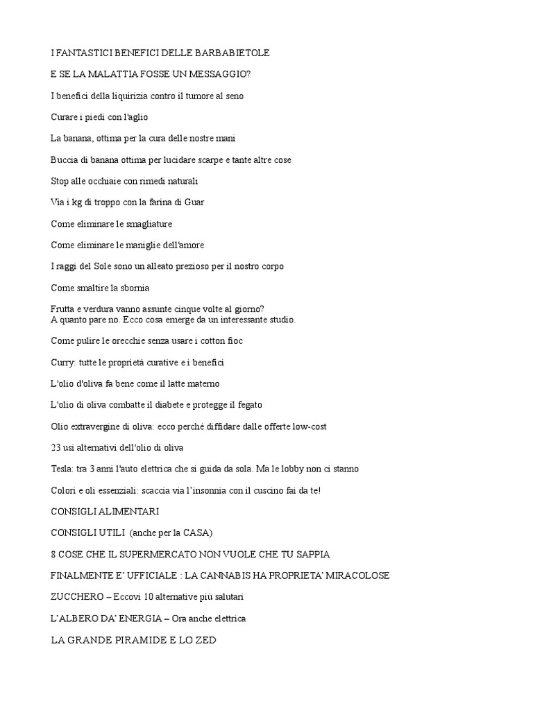 Consigli 13 | PDF
