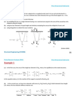 1d Finite Elements - Applications