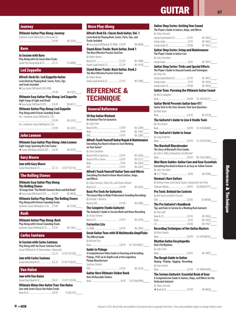 AM 07 Guitar Reference Technique | PDF | Guitars | Jazz