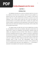 Download Job Satisfaction Project Report by kamdica SN21784998 doc pdf