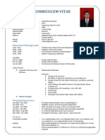 Curriculum Vitae: Personal Data