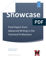 Final Papers From Advanced Writing in The Technical Professions
