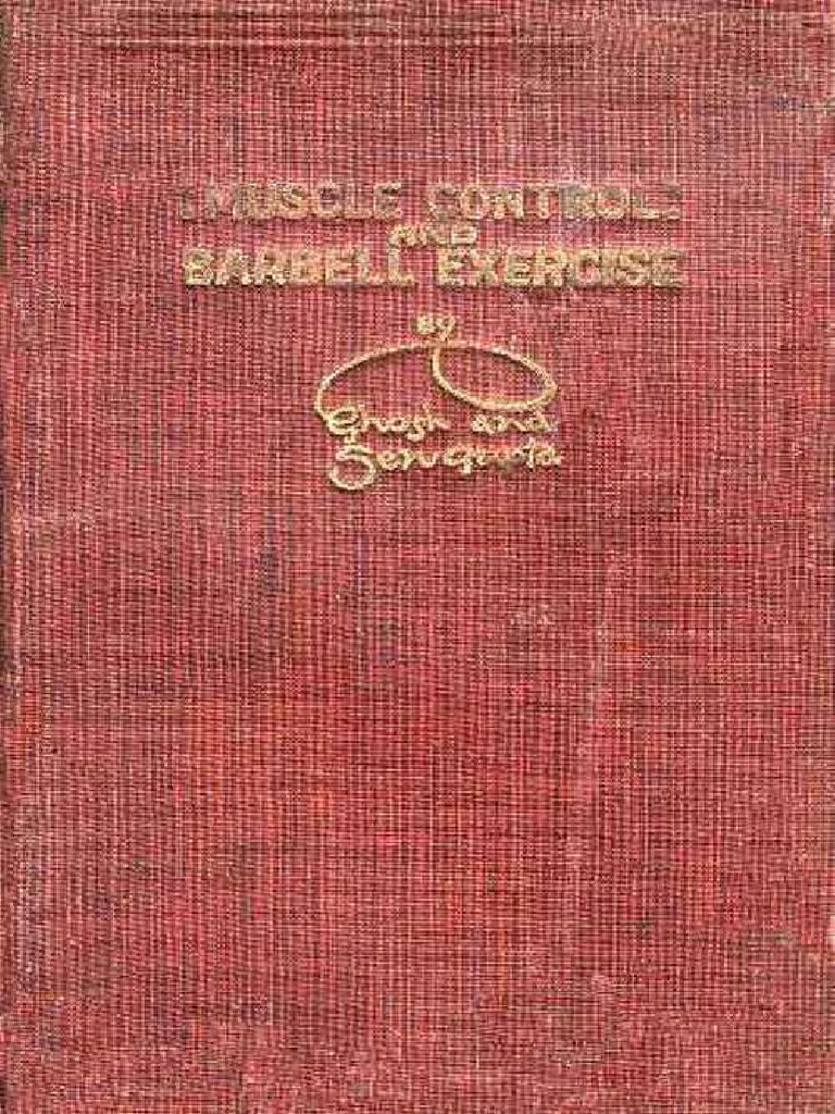Muscle Control and Barbell Exercise PDF