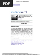 Download YouTube to MP3 Converter Download YouTube Videos by Danny099 SN217858920 doc pdf