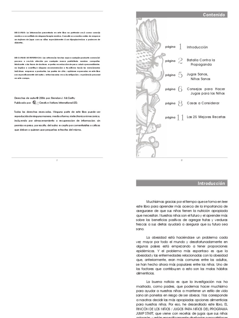 Jump Start Kids Corner PDF | PDF | Salud y bienestar | Estilo de vida