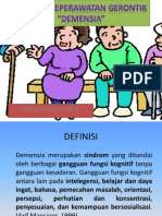 Asuhan keperawatan gerontik