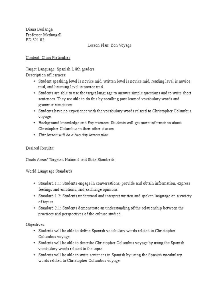 Lesson Plan 2 | PDF | Epistemology | Learning