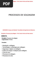 Aulas de Soldagem