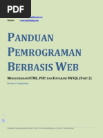 Download PANDUAN PEMROGRAMAN BERBASIS WEB MENGGUNAKAN HTML PHP DAN DATABASE MYSQL PART 2 by Doni Tobing SN217874039 doc pdf