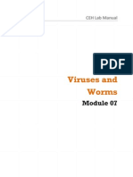 EC-Council - CEH v8 Labs Module 07 Viruses and Worms Lab Manual 2013