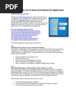 How to Apply for a Grant and Submit an Application