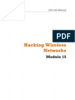 EC-Council - CEH v8 Labs Module 15 Hacking Wireless Networks Lab Manual 2013