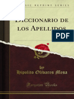 Diccionario de Los Apellidos