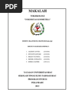 Download MAKALAH TOKSIKOLOGIdocx by Aldillah Nisriana Putri SN217876545 doc pdf
